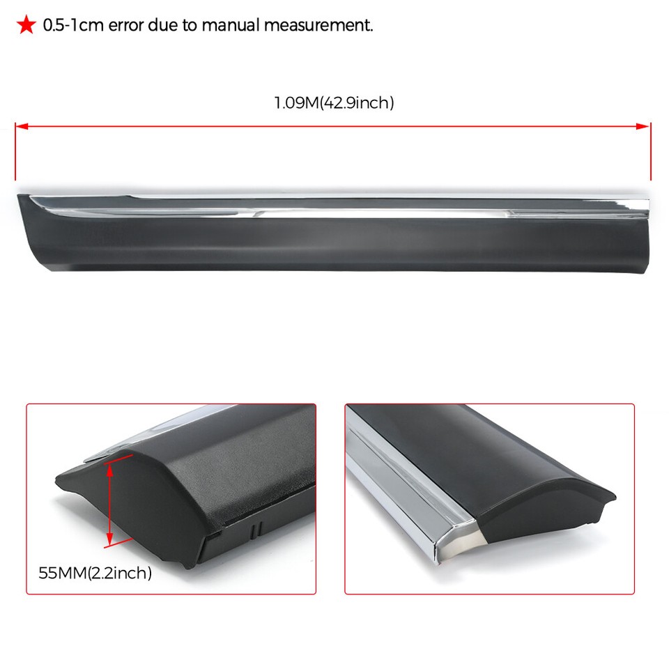 For Toyota Highlander Front Door Body Side Lower Molding Trim Right