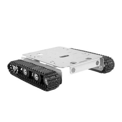 Tank Chassis Robot Car Chassis Stainless Steel Car Body DIY Load 3KG For Lego