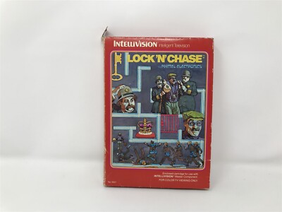 Lock 'N' Chase - Intellivision Mattel - Complete in Box - CIB - 