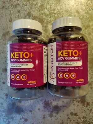 2- Proton Keto ACV gummies, Proton Gummies Weight Loss 1000MG (60 Gummies) 120!