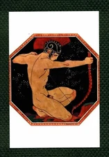 POSTCARD Print / George BARBIER / Nude Man / L'archer, 1914