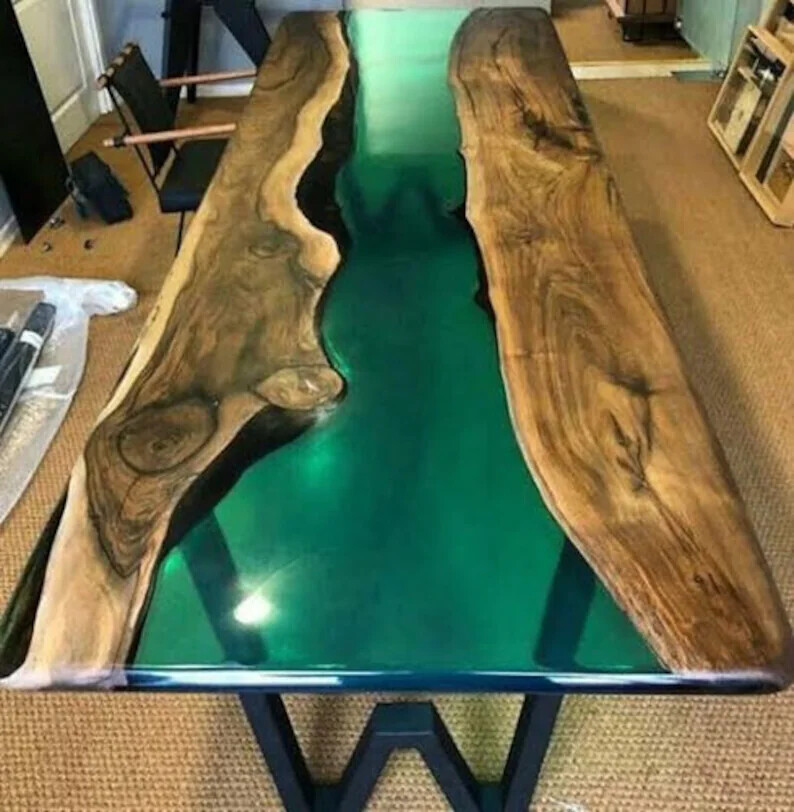 72 Inch Epoxy Resin Table Top for Home Office Garden and Furniture Decor