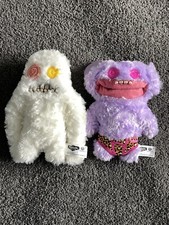 Fuggler Bonded Buddies Sasquoosh And Grin Grin Funny Ugly Monster 9 Inch Plush