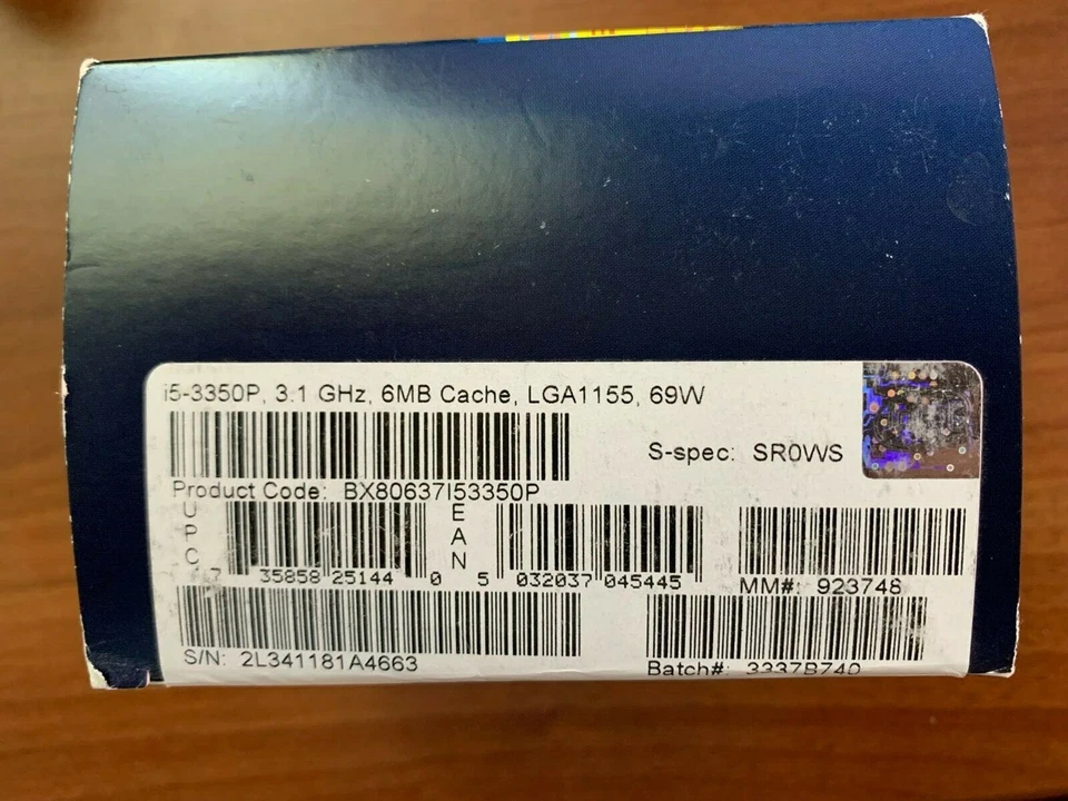 NEW Intel Core i5 3350P SR0WS, LGA 1155, 3.1 GHz Quad-Core - Image 3 of 3