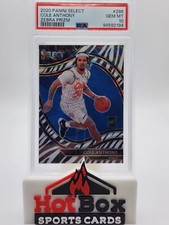 2020-21 Panini Select Cole Anthony Courtside Zebra Prizm Rookie PSA 10 POP 4