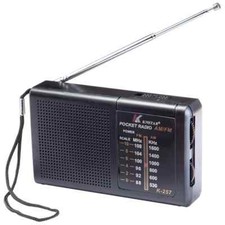 KNSTAR K-257 Pocket AM/FM Black Radio