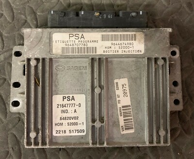 MODULE DE FAP Calculateur CITROEN FIAT PEUGEOT 1525AZ