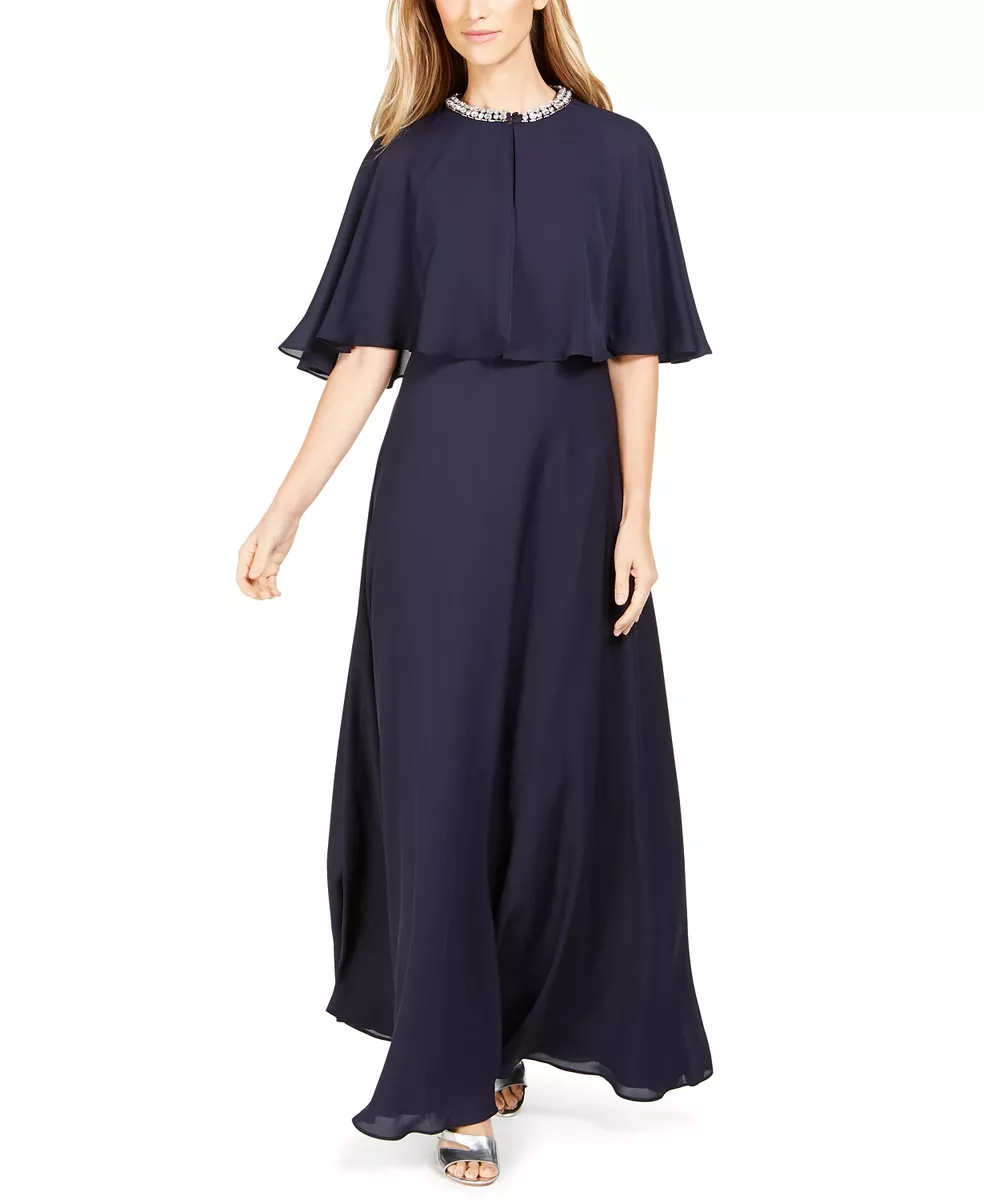 Calvin klein sales navy gown