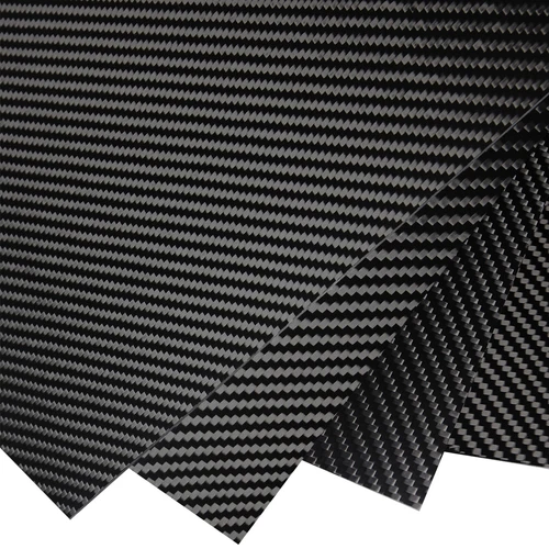 500X600 100% 3K Carbon Fiber Sheet Laminate Plate Panel 1-4MM Thickness