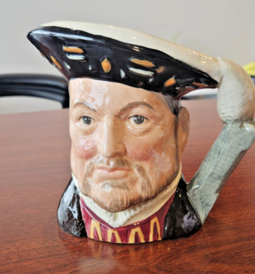 ROYAL DOULTON ''KING HENRY VIII'' CHARACTER MUG D6642 ENGLAND TABLEWARE 1975