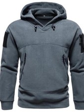 Men's Military Tactical Hoodies Autumn Winter Fleece Sweatshirt Hooded Pullover