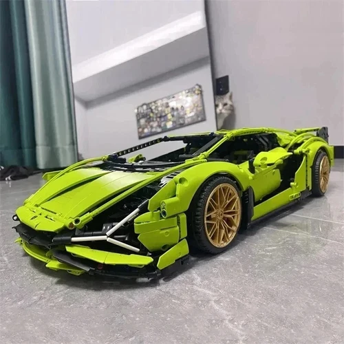1:8 Lamborghini Sián FKP 37 Building Blocks 42115 Super Racing Car 3696 Pcs Sian - Picture 12 of 12