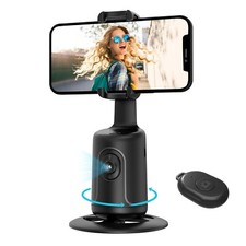 Auto Face Tracking Tripod, 360  Rotation Body Phone Camera Mount Smart Shoo