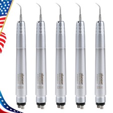 5 Pcs Dental Ultrasonic Air Perio Scaler Handpiece Hygienist 4 Hole with Tips de