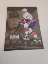 2014-15 Fleer Showcase Griffin Reinhart Metal Universe Rookie #37 Islanders 