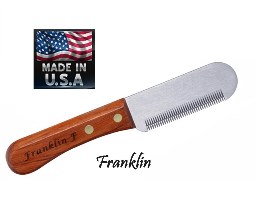 Franklin Classic FINE HAND STRIPPING KNIFE Dog Hair Coat Stripper