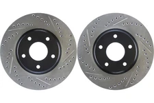 Front PAIR Stoptech Disc Brake Rotor for 2002-2003 Nissan Maxima (45597)
