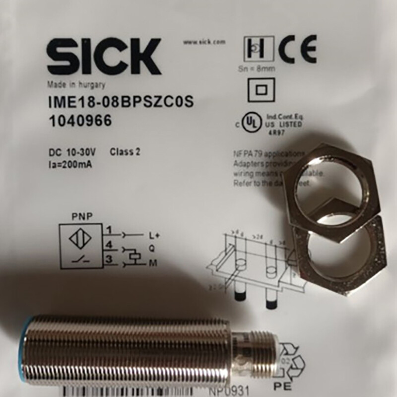 P.simo（1メス、中国青海省） New 1PC SICK IME18-08BPSZC0S Proximity Switch IME1808BPSZC0S Free