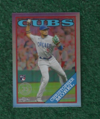 CHRISTOPHER MOREL - 2023 TOPPS CHROME 1988 35TH ANNIVERSARY ROOKIE CARD #88BC-20