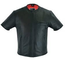 Herren Motorrad Leder Kutte Biker Motorrad Leder Weste Motorrad Chopper Kutte