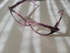 Kerecsen Cat Eye Reading Glasses Readers 3.00 Purple 