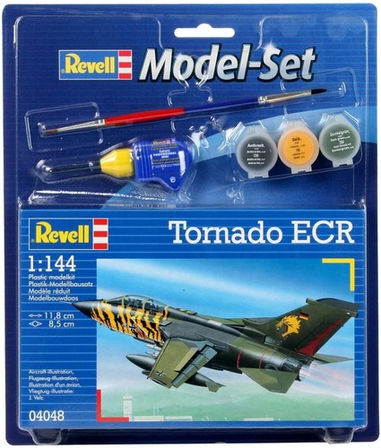 REVELL, Model set Tornado ECR avec peinture à assembler, échelle 1/144, REV64048