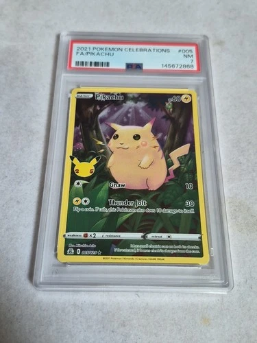 Psa 7 Full Art Pikachu 005/025 Celebrations Holo