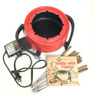 Vintage 1983 West Bend Red Fondue with Finesse Tested Works Great Condition