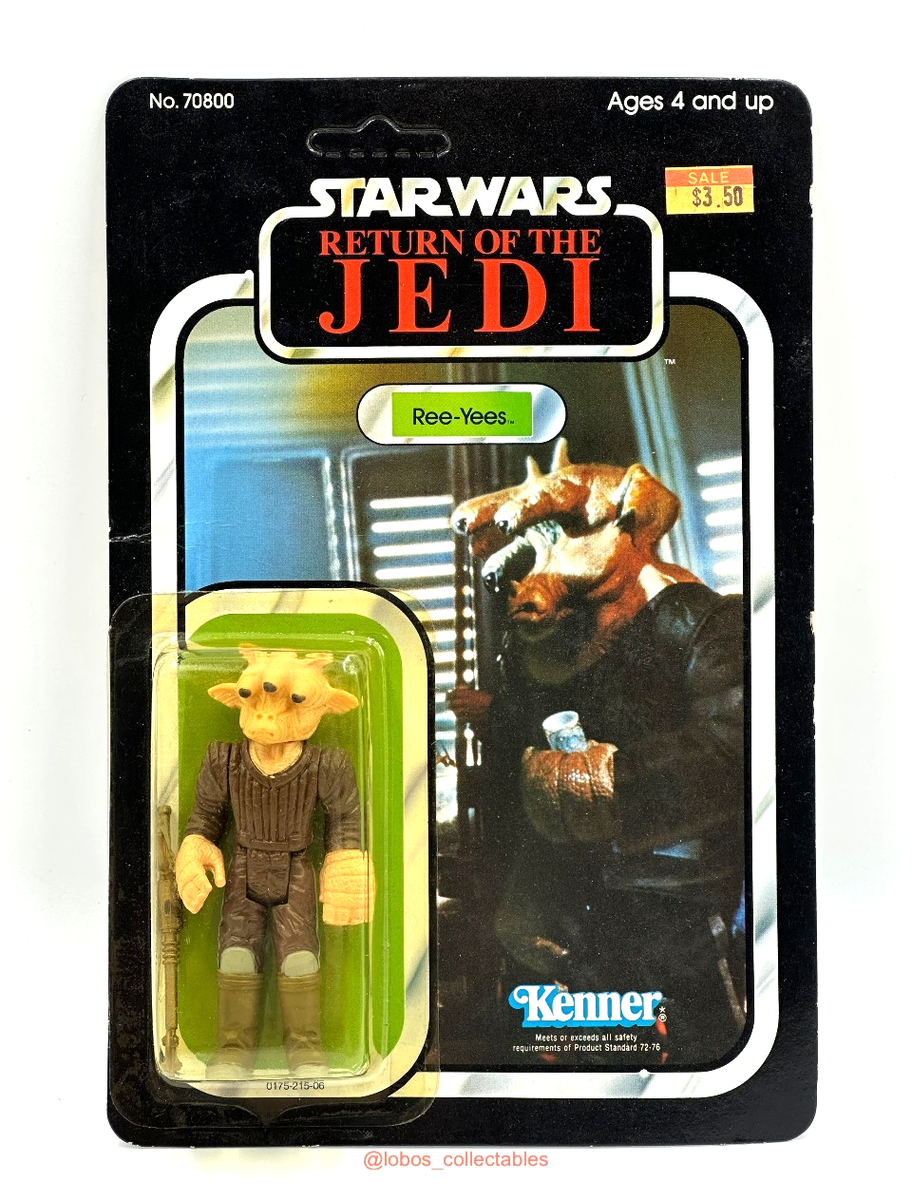 STAR WARS RETURN OF THE JEDI REE-YEES 77 BACK ROTJ 1983 KENNER | eBay