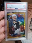2025 drake maye #165  2/10 gold shimmer panini prizm FOTL