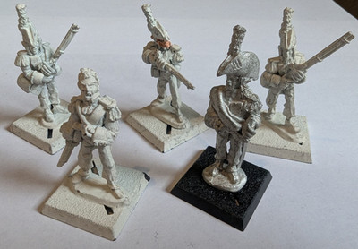 Alternative Armies Flintloque Lot of 5 Metal Miniatures Wargaming Vintage 