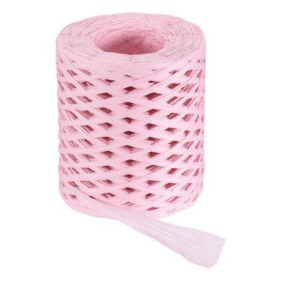 219m Rafia Papierband, rosa Rafia Schnur zum Basteln