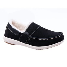 Spenco Fiesta Cozy Slip-on Women's Slippers Black - 9 Medium