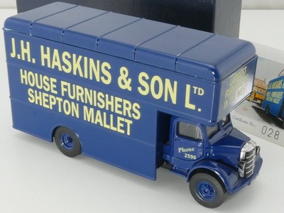 Corgi Bedford Pantechnician Van Haskins nur 125x 1:43 WIE NEU! OVP 1702-07-49