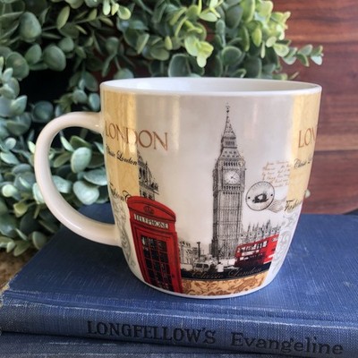 London Coffee Mug 14oz The Leonardo Collection Made In England LONDON