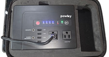 Powkey Hp200 Portable Power Station 200w 146wh Ac Dc Battery Bank W Case