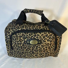 Ricardo Beverly Hills Leopard Travel Organizer Cosmetic Bag