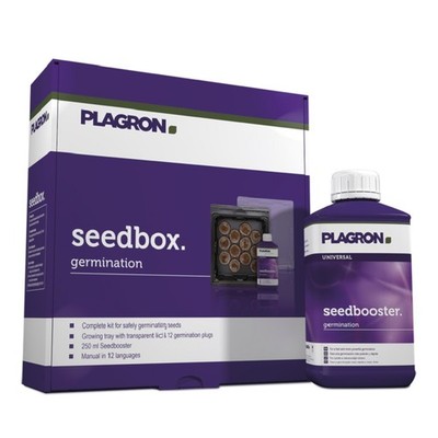 Plagron Seedbox Starterset, Anzuchtset mit Dünger für Samen,Stecklinge / Aussaat