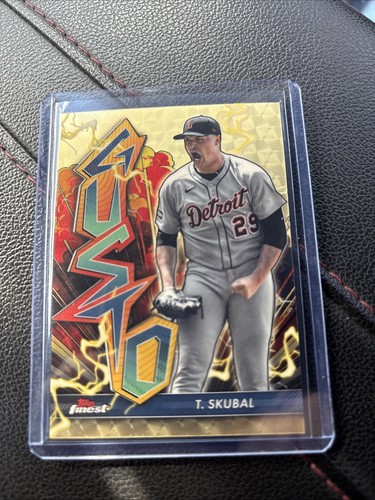 2026 Topps Finest - Tarik Skubal Gusto Gold Vinyl Superfractor #G-16 1/1