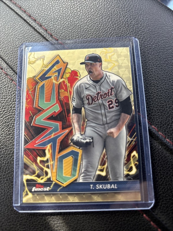 2026 Topps Finest - Tarik Skubal Gusto Gold Vinyl Superfractor #G-16 1/1