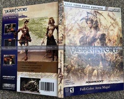Vagrant Story Custom Ps1 Hardcover Strategy Guide Pls Read