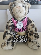 Build a Bear Leopard Cheetah Plush Stuffed Animal World Wildlife Fund WWF 2006