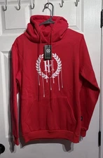 The Hideout Clothing Dripping Essentials Hoodie Red Small Long Sleeves NWT