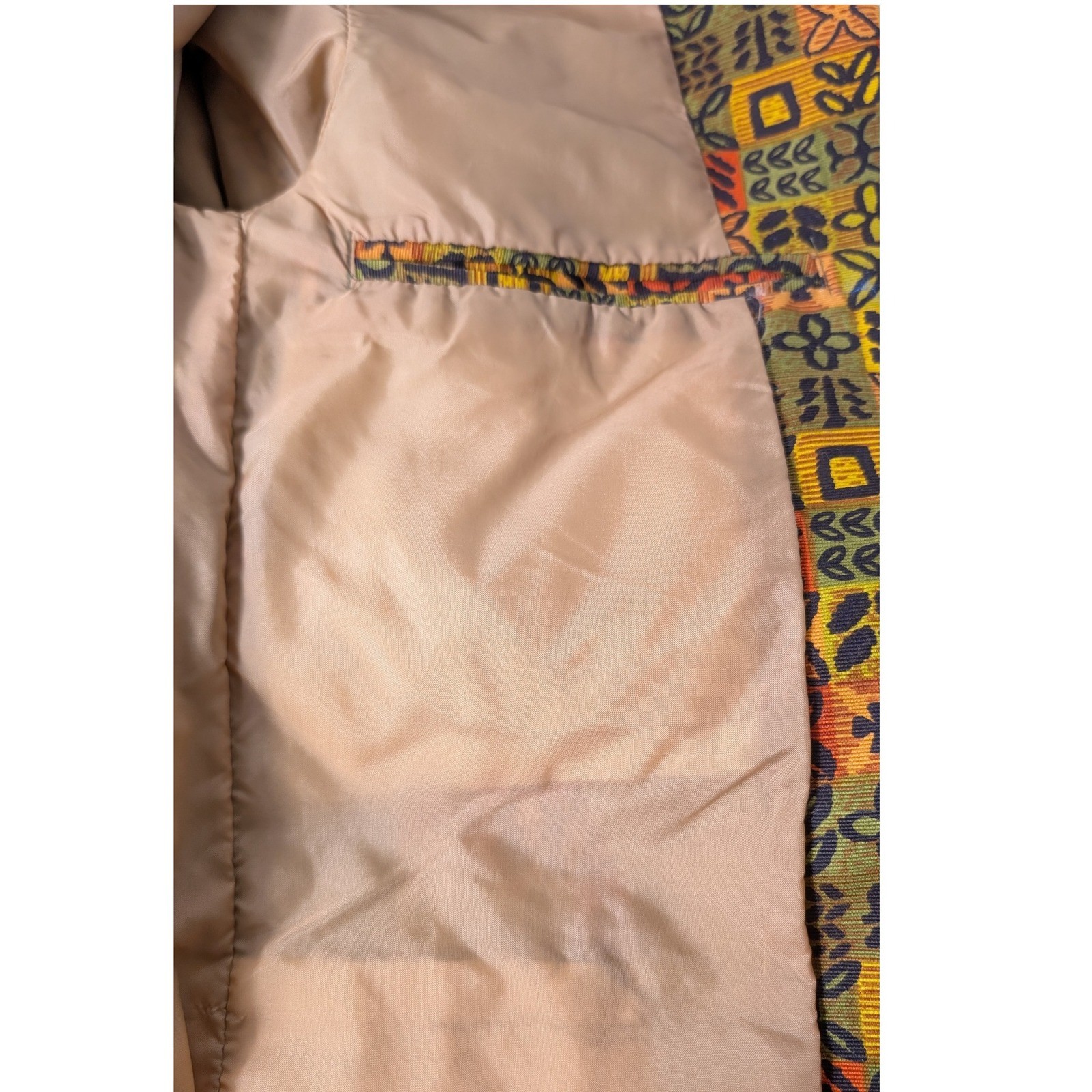 Vintage Sandwich Isles Blazer Jacket Hawaiian Tiki 2 Button Cotton Mens 42R