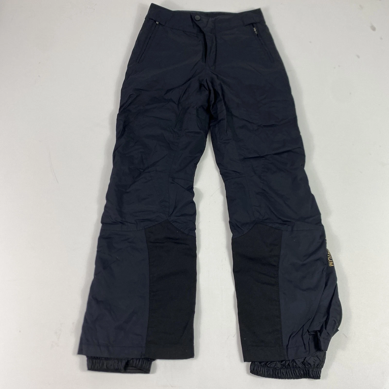 Vintage Columbia Titanium Snow Pants Womens Small Black Insulated Ski Lined