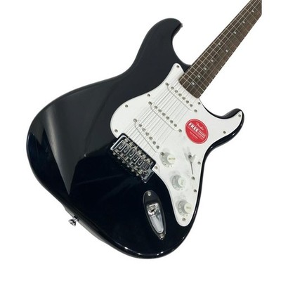 Good Condition Squier Electric Guitar Stratocaster Fender BULLET STRAT LRL BLK