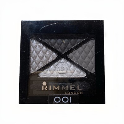 Rimmel London Glam Eyes Quad Eye Shadow #001-SMOKEY NOIR