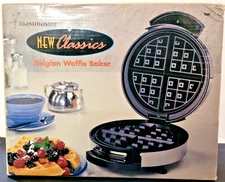 Toastmaster Model 200 Classic Belgian Waffle Maker Chrome New