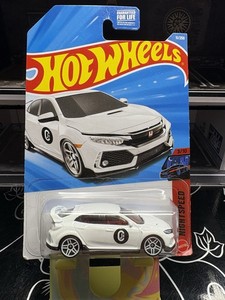 Hot Wheels 2018 Honda Civic Type R White Hw Nightspeed 11/250