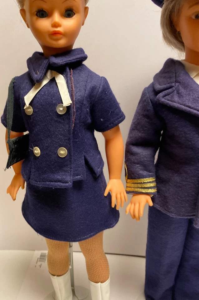 LOT poupées CATHIE et JERRY son fiancé de BELLA Années 1972 - Immagine 3 di 4